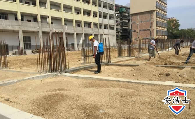 洞头区学校机关防治白蚁